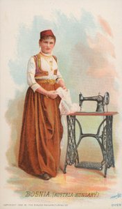 Máquina de coser, Bosnia, Austria-Hungría de American School